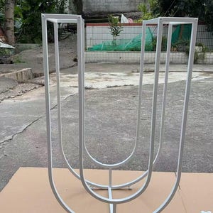 32" Gold Metal Number & Letter Frame: Wedding Photo Prop image 11