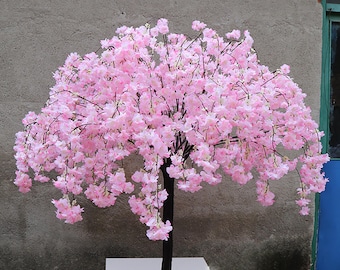 4ft Silk Cherry Blossom Tree: Detachable Wedding Centerpiece