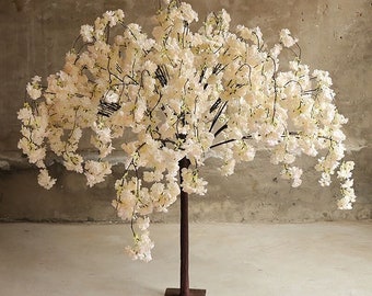 4ft Silk Cherry Blossom Tree: Detachable Wedding Centerpiece
