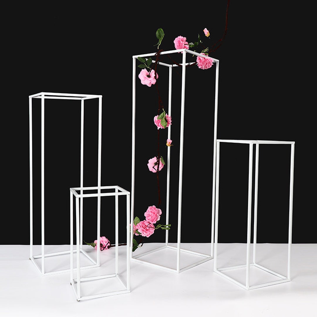 Tall White Slender Rectangular Square Arch Frame for Birthday ...