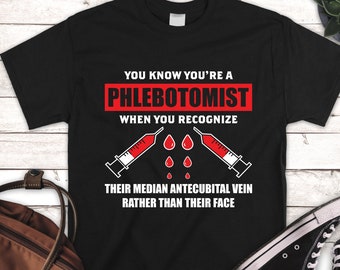 funny phlebotomist t shirts