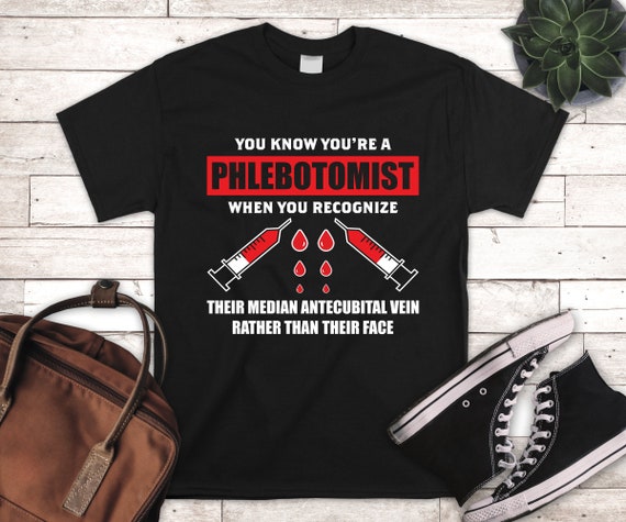 funny phlebotomy shirts