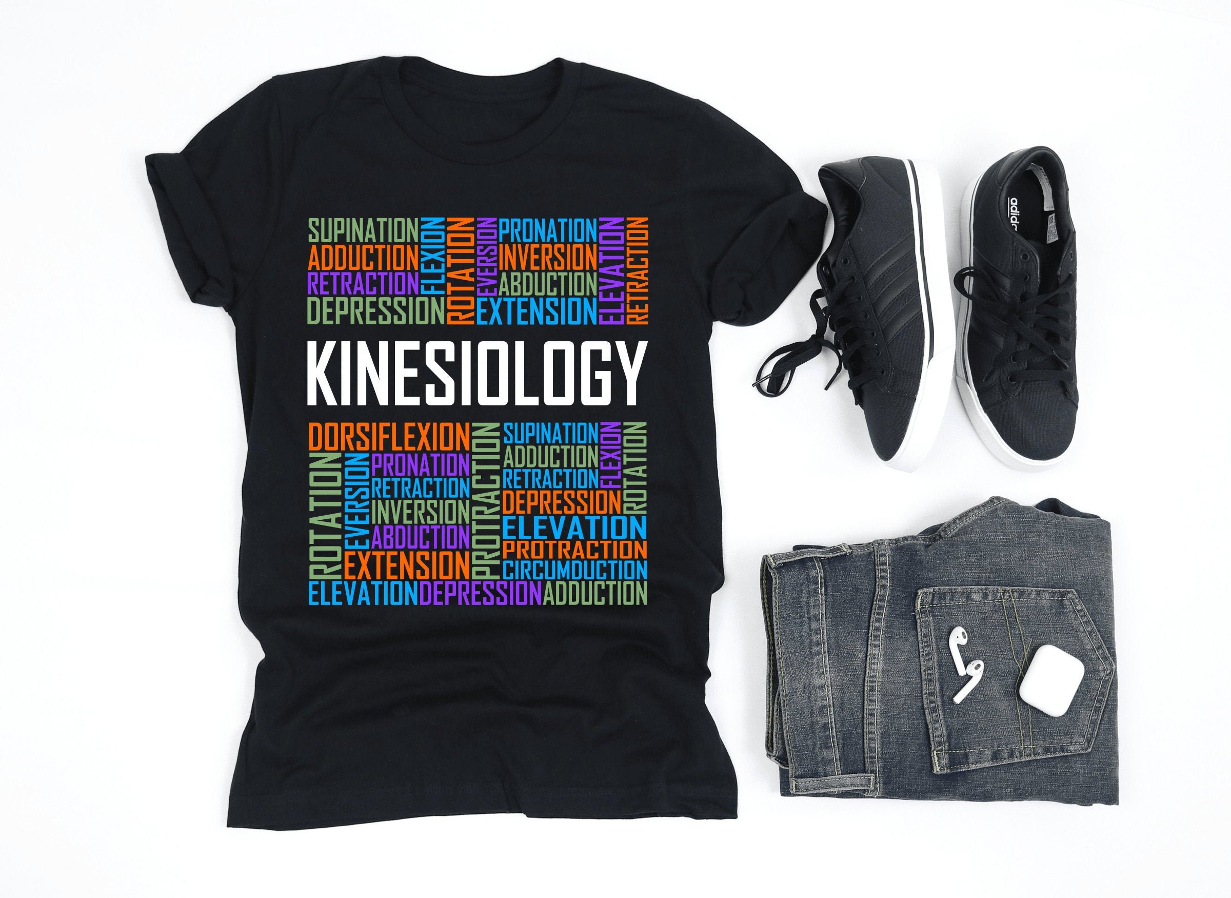Kinesiology Shirt, Kinesiologist Words T Shirt, Kinesiologist