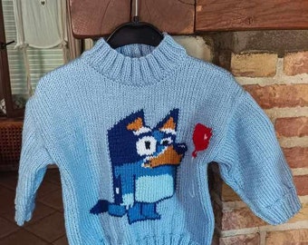 Children's sweater "Bluey and Bingo"