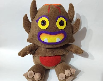 Kayna Plush My Singing Monsters, Monster Plush, Weirdcore plush, Gamer gift