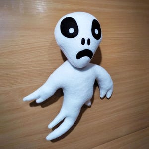 Alien Ghost Plush, Inspired by Trevor Henderson Soft toy, Plushie gift, Monster plush, Creepy plush, Weirdcore plush