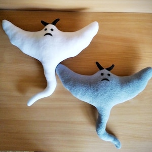 Sky Manta Plush Inspired by Trevor Henderson Sky Mantas Soft toy, plushie gift