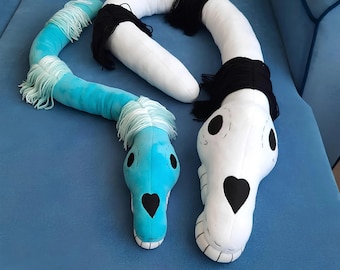 Long Horse plush, Soft toy, Plushie gift, Inspired by Trevor Henderson, Monster plush, Giant plush, Big plush