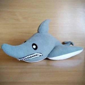 Aircraft Shark, Aerosharks Plush, Trevor Henderson, Monster plush, Creepy plush, Weirdcore plush