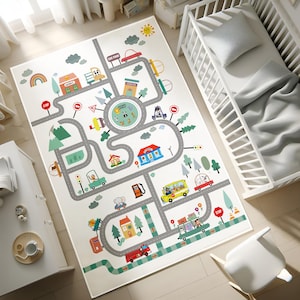 Straß, Ultraweicher Kinderspielteppich, Teppich Für Kinderzimmer, Teppich für Kinderzimmer, Spielzimmerteppich, Spielzimmerteppich KISSENBEZUG GESCHENK