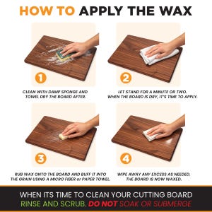 Cutting Board Oil and Wax Combo: All Natural Wood Conditioner image 8
