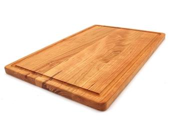 18×12 Cutting Board – Cherry, Maple or Walnut with Juice Groove