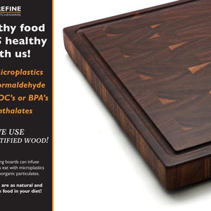 Monogram Walnut End Grain Cutting Board: Butcher Block With Juice ...