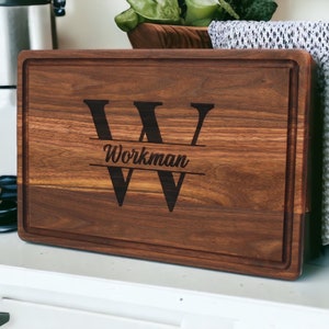 Personalized Cutting Board, Custom Engraved Charcuterie Board, Mother’s Day Gift, Wedding Gift, Made in The USA