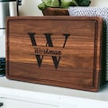 Personalized Walnut or Maple Cutting Board, Custom Engraved Charcuterie Board, USA Made