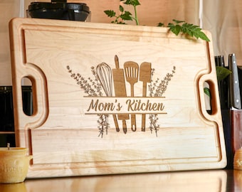Mother's Day Gift: Personalized Cutting Board
