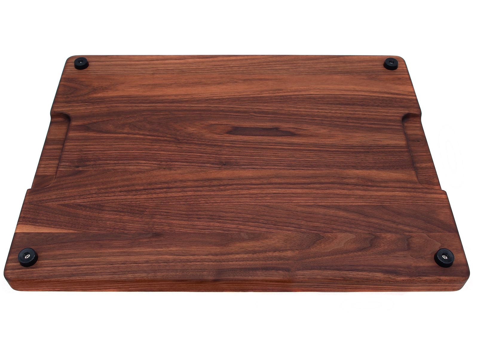 Tablas de cortar de madera para cocina, tablas grandes de charcutería,  tabla de cortar de madera reversible con ranuras y asas para jugos, ideal  para