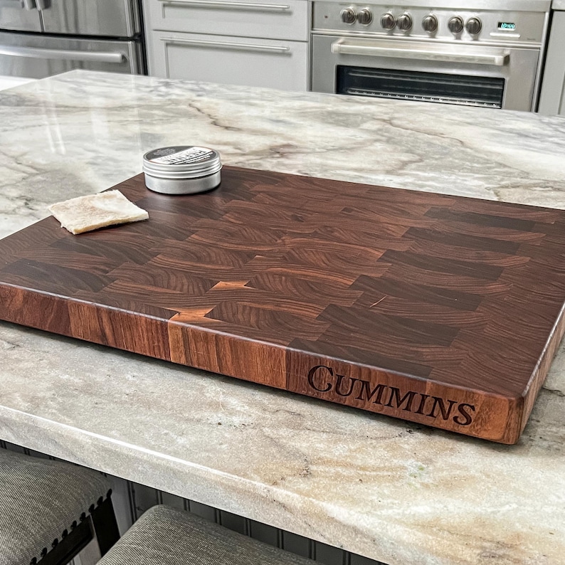 RefineKitchenware End Grain Walnut Cutting Board