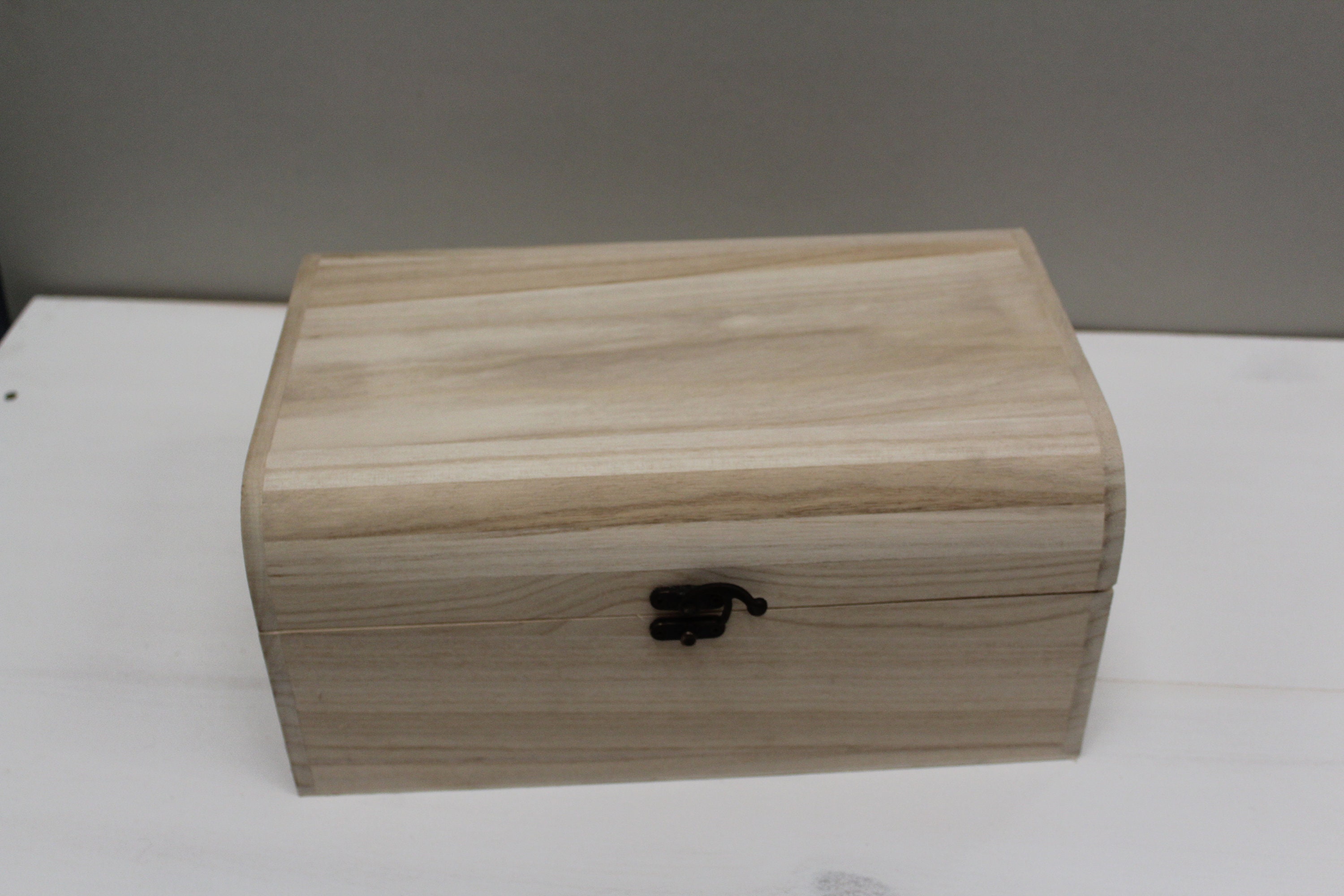 Wooden box for craft project Etsy