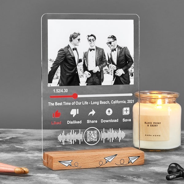 Custom Glass Album Cover Etsy