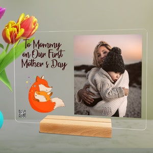 Personalized Mom Photo Collage, Acrylic Custom Plaque, Mother's Day Gift, 1st Mothers Day Gift ...