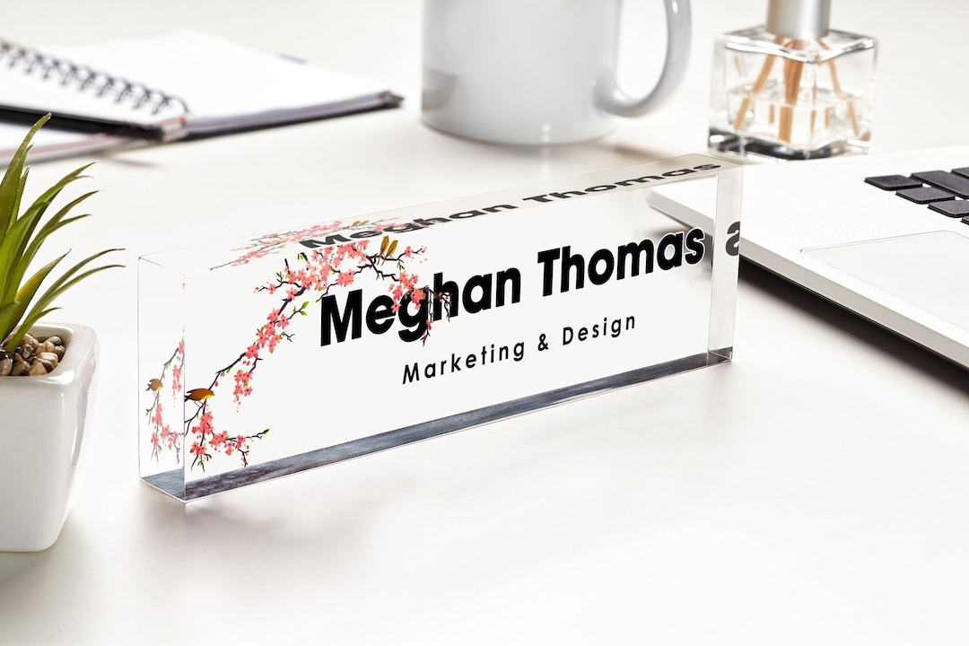 Photo inspiration: Nameplate Leaving Structured Plantix Reference: Name Plaque For Desk Leaving Gifts For Coworker Gift For
