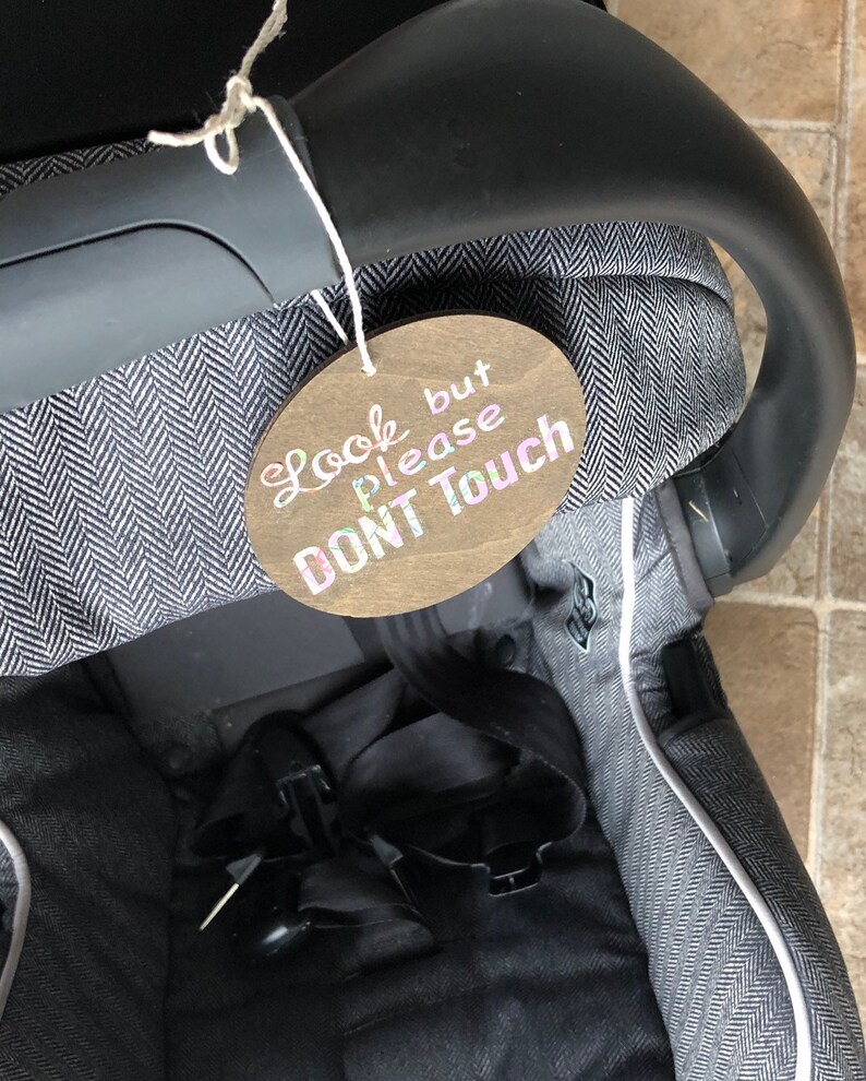 Car seat sign do not touch please dont touch signs baby etsy