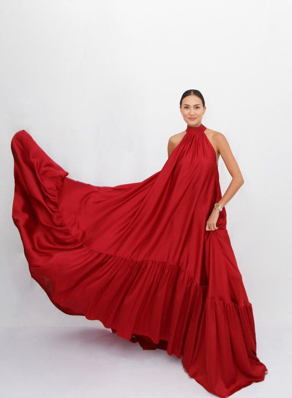 RUBY - GIGI SILK MIDI DRESS -14