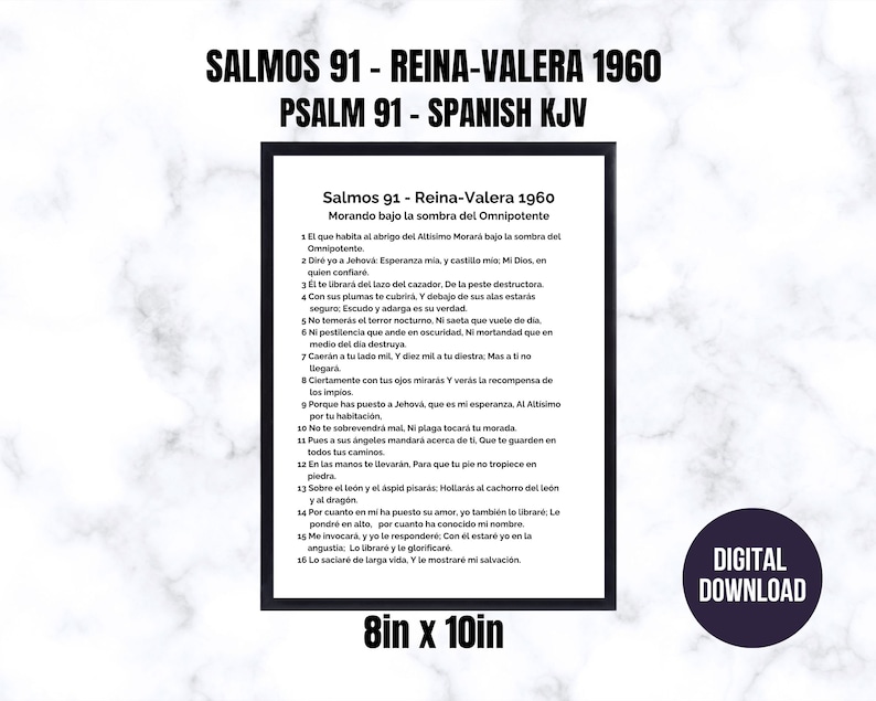 Salmos 91 Reina valera 1960 Psalm 91 KJV In Spanish PDF Digital salmos-91-reina-valera-1960-psalm-91-kjv-in-spanish-pdf-digital