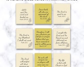 45 Healing Bible Verse Affirmation Cards,  Daily Prayer Cards for Healing, Printable Healing Bible Verses, Instant Download