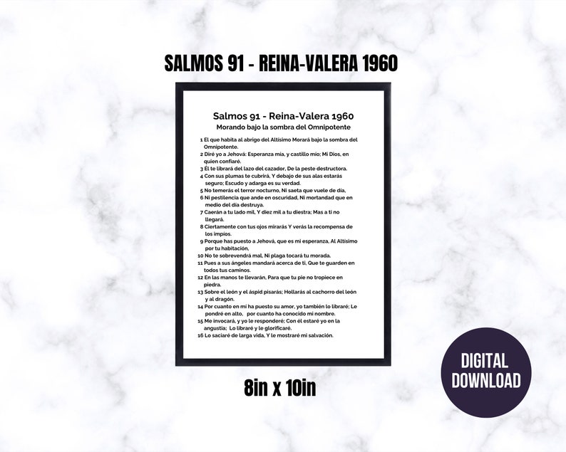 Salmos 91 Reina valera 1960 Psalm 91 KJV In Spanish PDF Digital salmos-91-reina-valera-1960-psalm-91-kjv-in-spanish-pdf-digital