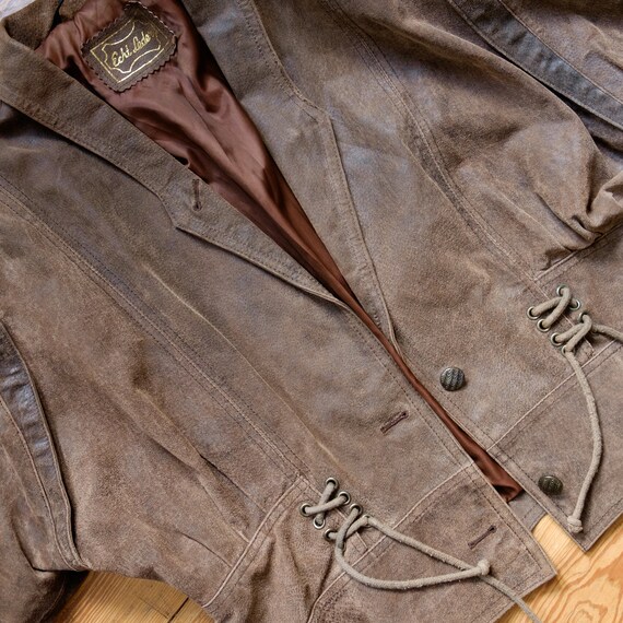 Vintage leather jacket / Biker jacket / Motorcycl… - image 9