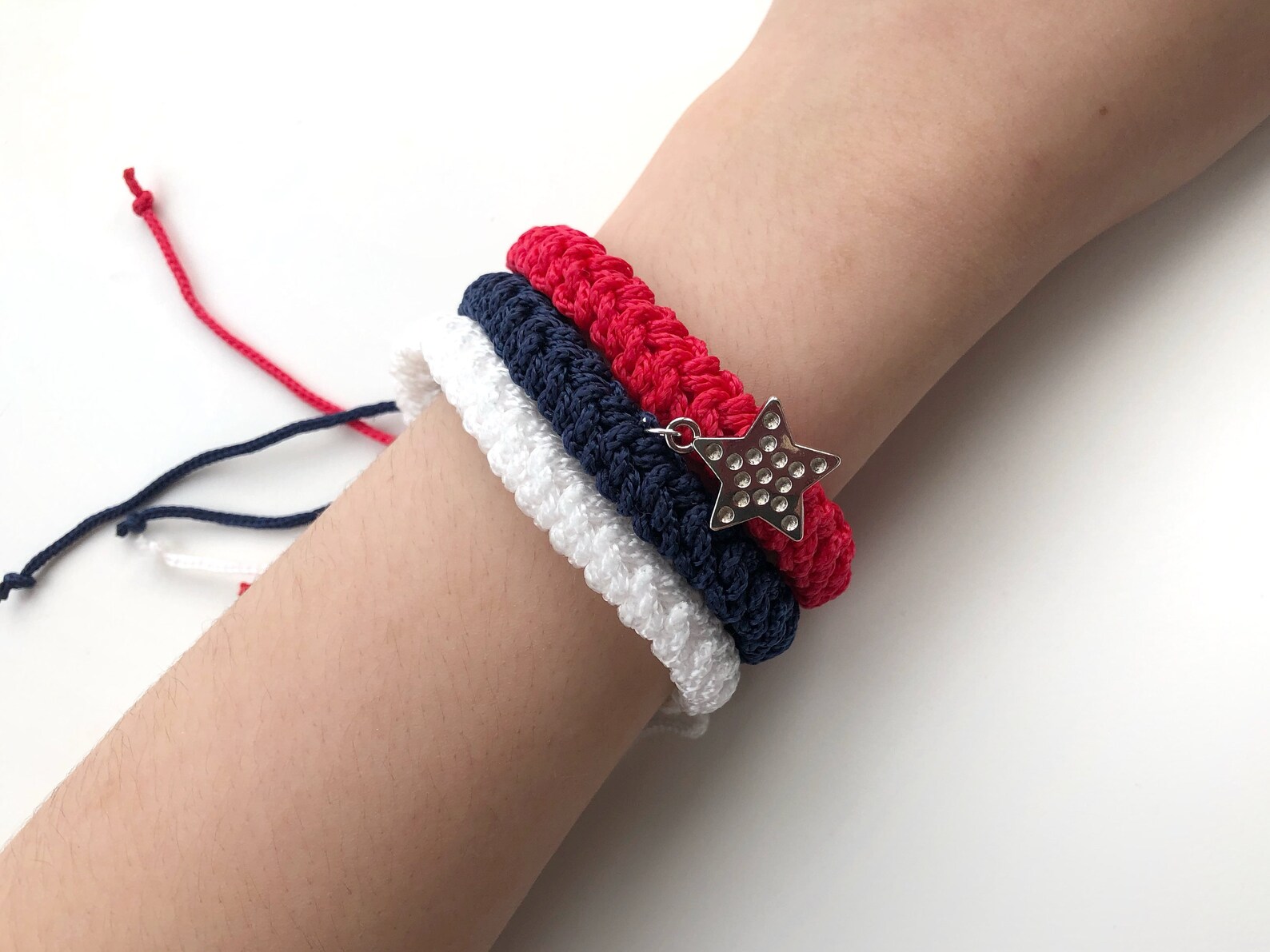 Rope bracelet set/ Friendship colorful bracelet / String Etsy