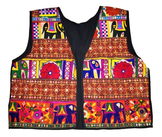 Antique Banjara Hippy boho jacket made by tribes v