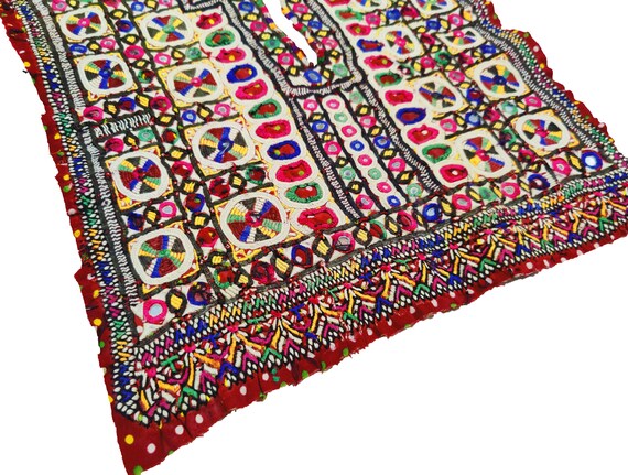 Fully Mirror Work Afghani Banjara Patch Yoke neck… - image 4