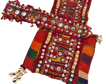 Banjara Bag | Indian Embroidery Shoulder Bag | Boho Hippie Handbag With Mirror Work  | Festival Crossbody Bag | Unique Bohemian Women Purse