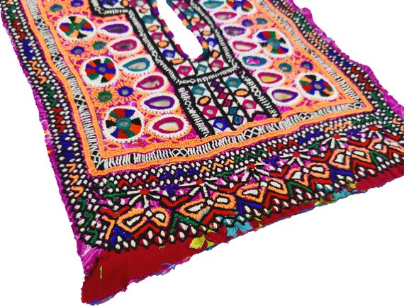 Fully Mirror Work Afghani Banjara Patch Yoke neck… - image 4