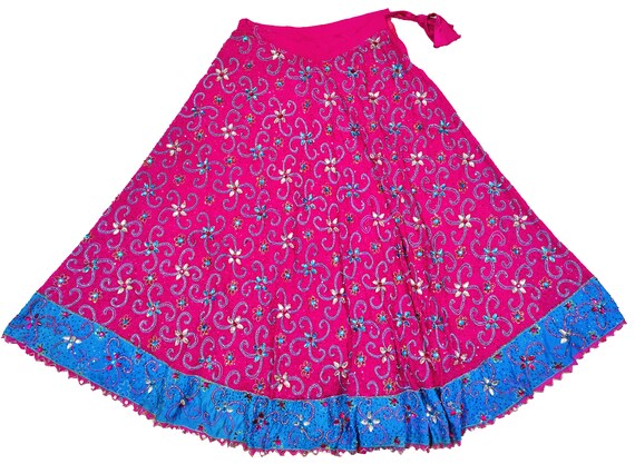 Indian Style Bridal Lehenga Skirt Boho Old Indian… - image 3