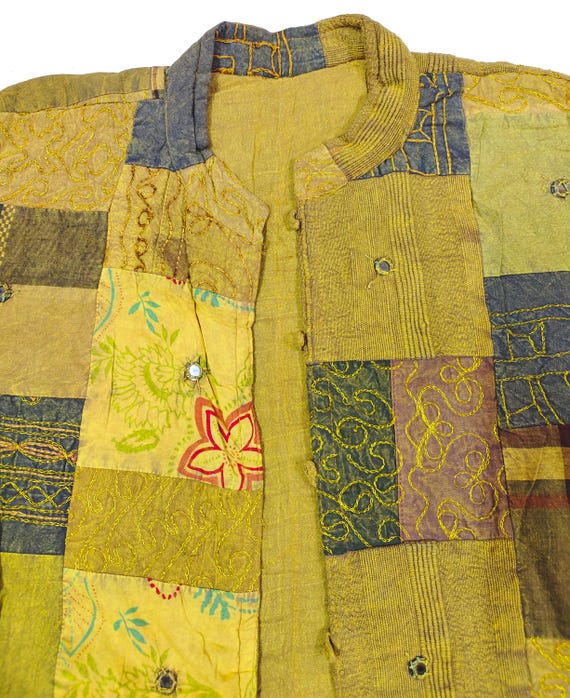 Patchwork Cotton Tribal Banjara Jacket - Handmade… - image 2