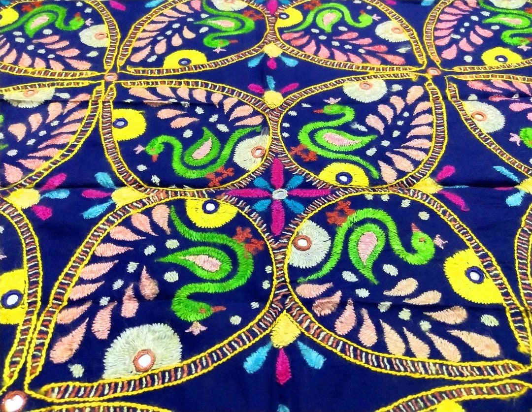 Vintage Indian Tapestry Wall Hanging Ethnic Handmade Etsy