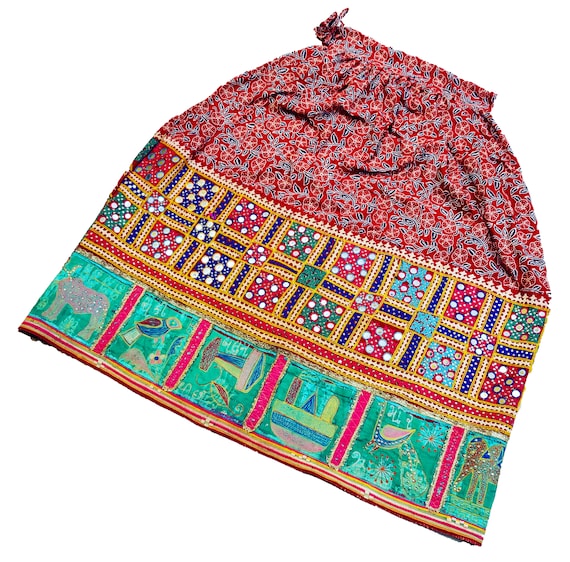 Rabari Kuchi Banjara Skirt Old Indian Bohemian Col