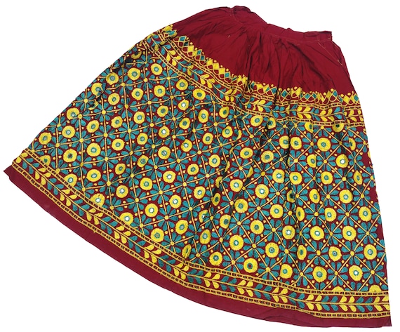 Rabari Kuchi Banjara Skirt Old Indian Bohemian Co… - image 1