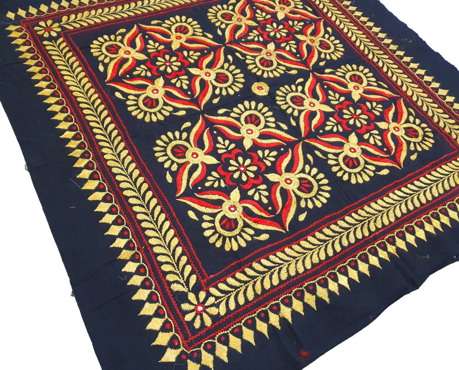 Vintage Indian Tapestry Wall Hanging ethnic Handmade Etsy