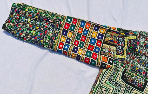 Very Rare Handmade Afghani Patchwork Jacket | Col… - image 13