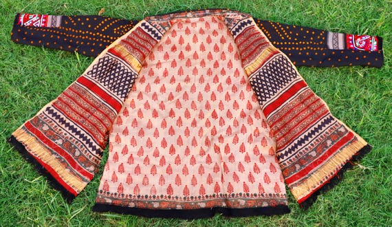 Rabari Coat BANJARA Jacket | Hand Embroidered Mir… - image 4