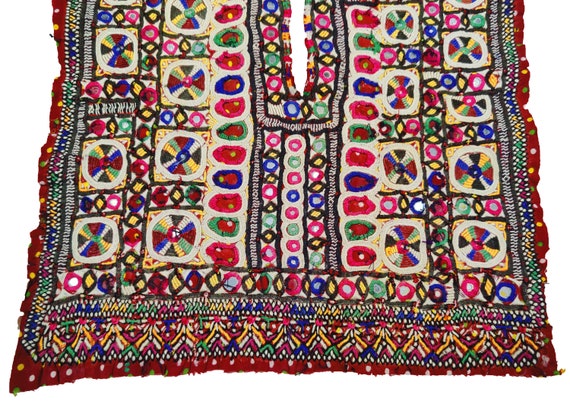 Fully Mirror Work Afghani Banjara Patch Yoke neck… - image 8