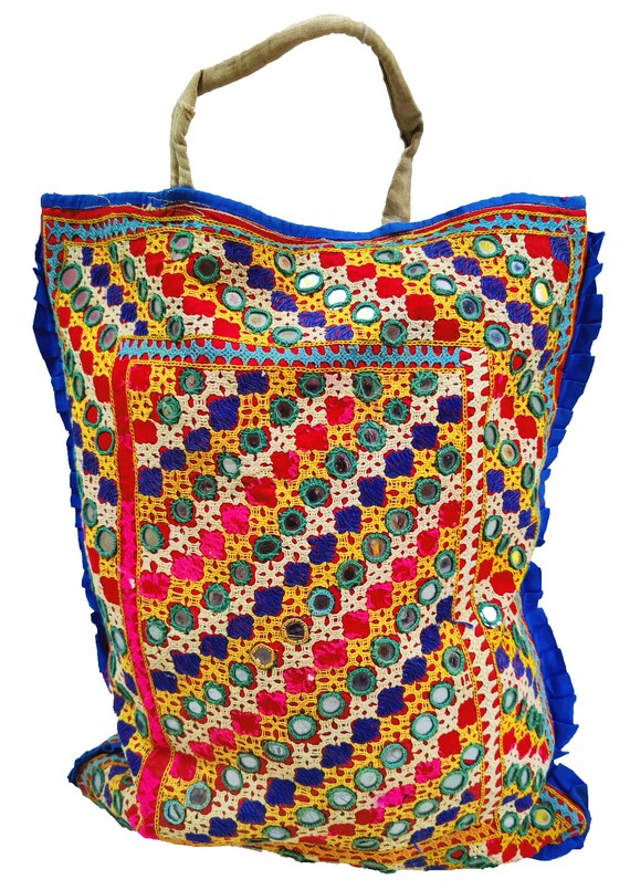 All Over Beautiful Kutch Vintage Mirror Embroidered W - Gem