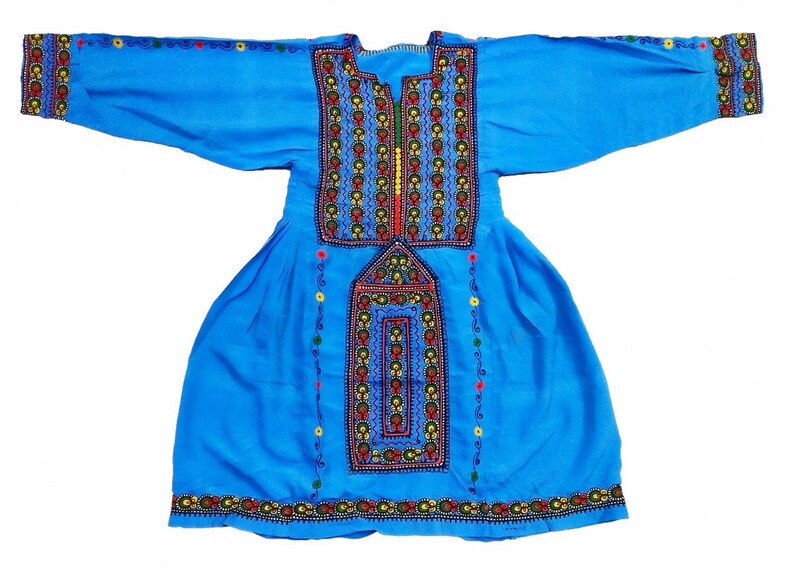 Antique Vintage Baluchi Gypsy Afghani Banjara Dress Tribal Hand embroidered dress