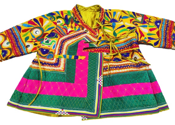 100 % Cotton Rabari Embroidery keriya jacket kutc… - image 9