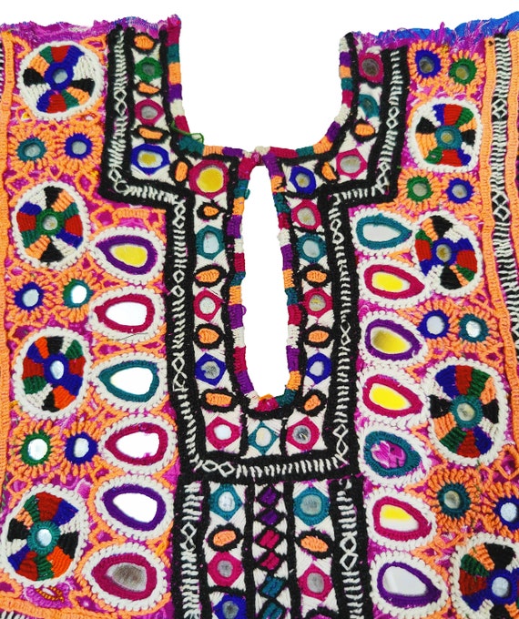 Fully Mirror Work Afghani Banjara Patch Yoke neck… - image 2